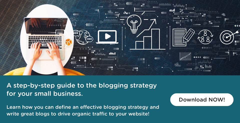 Blogging strategy banner